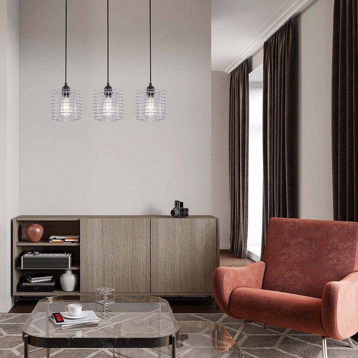 Подвесной светильник Escada Grid 10190/3S Chrome - 2