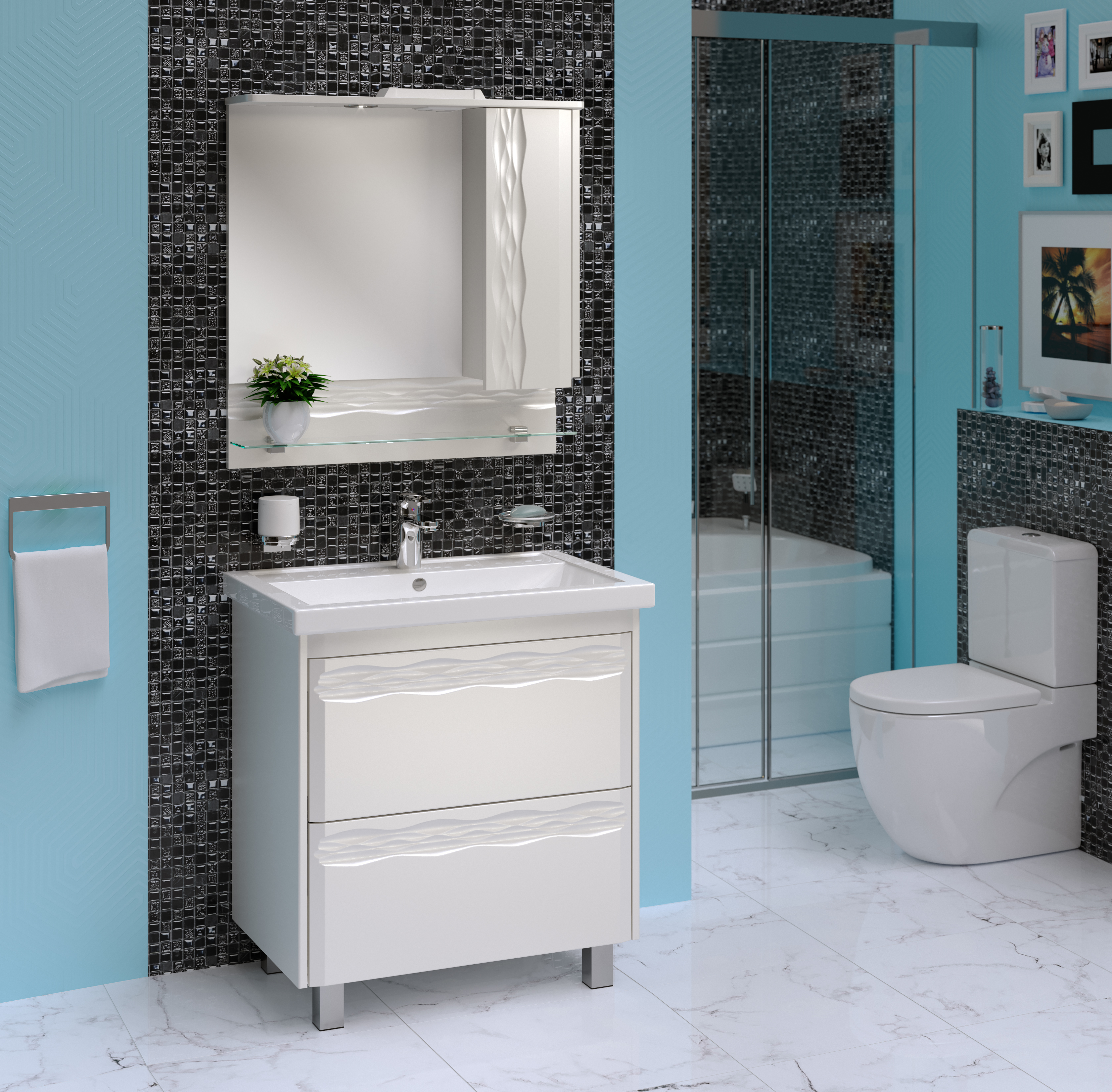 Мебельная раковина Kirovit Фостер 70 Фостер70 - 1