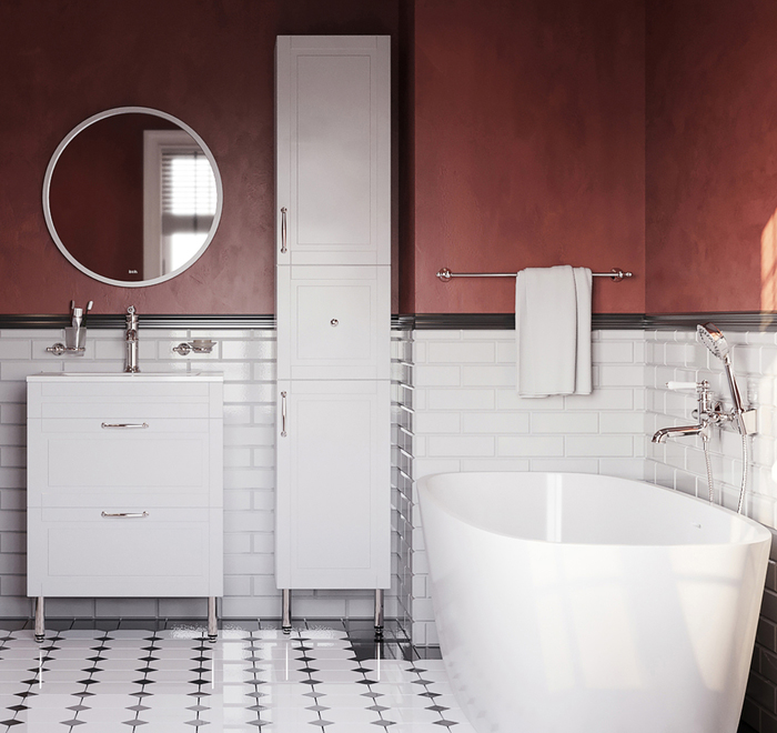 Тумба для комплекта IDDIS Oxford 80, белая OXF80W0i95 - 2