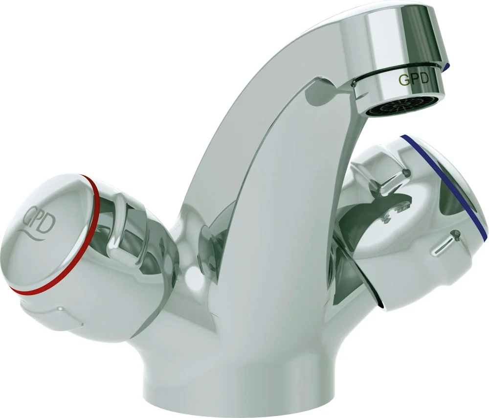 Смеситель для раковины GPD Rios хром TKB30 - 0