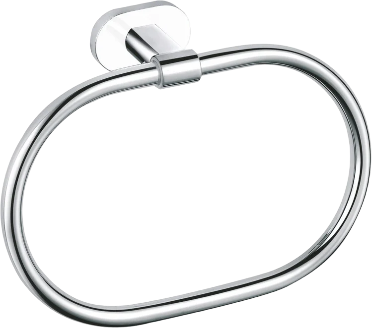 Полотенцедержатель Rav Slezak Yukon хром - белый YUA0104CB - 0