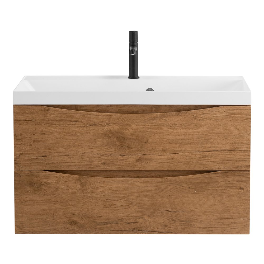 Тумба с раковиной BelBagno Marino 90 светлое дерево - 0