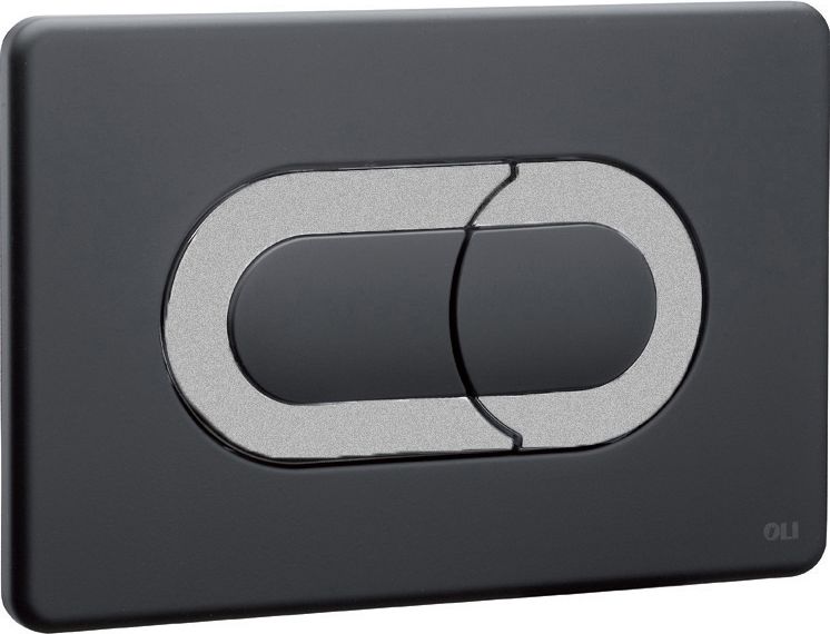 Кнопка смыва Oli Salina хром матовый, черный  640099 - 0