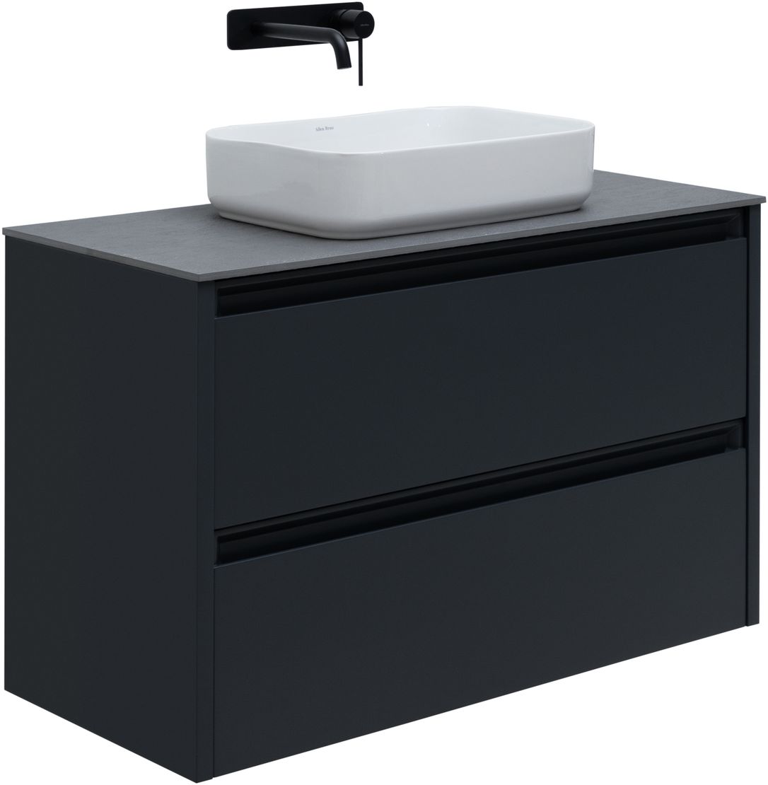 Тумба под раковину Allen Brau Fantasy 100 черный матовый 1.11003.AM - 1