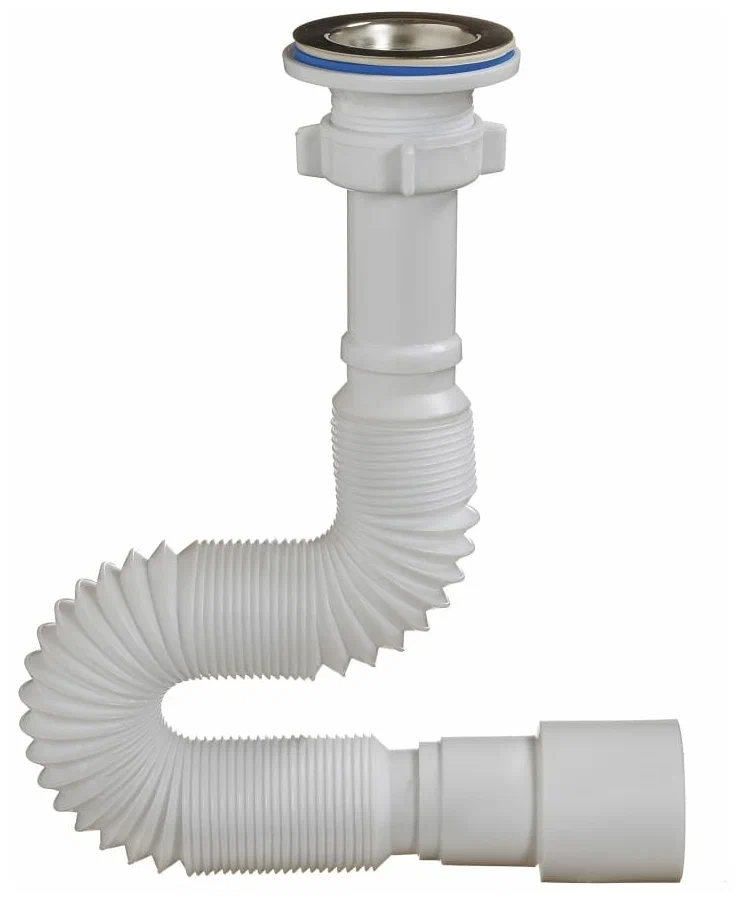 Сифоны/ОРИО гибкая труба с выпуском 1 1/4 х 40/50, длина 1250мм А-3014 - 0