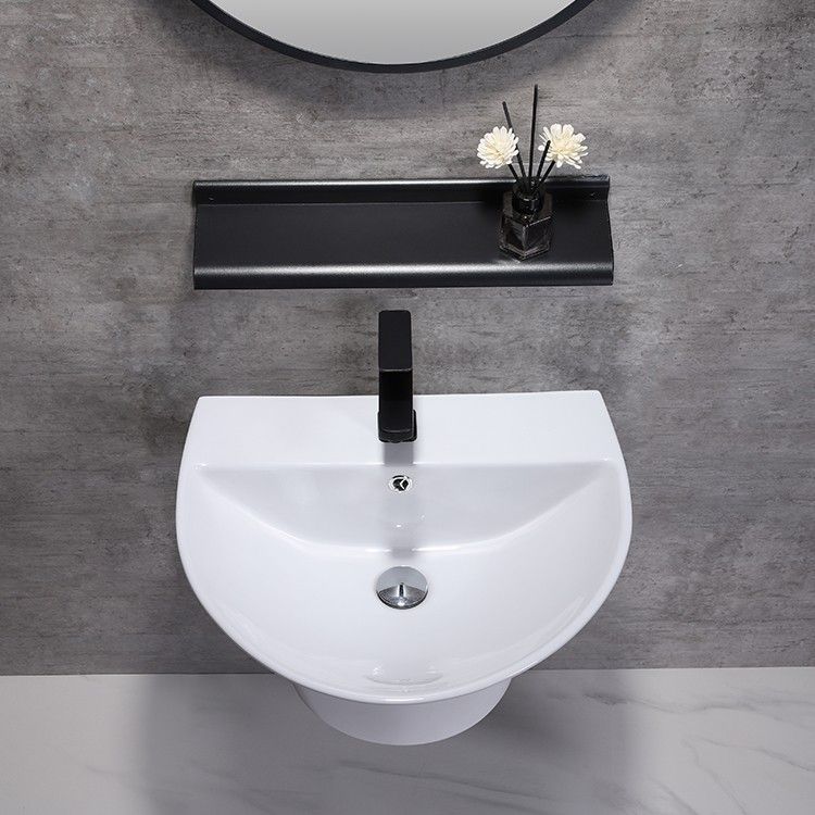 Раковина подвесная CeramaLux NB 57 см белый  NB165 - 0