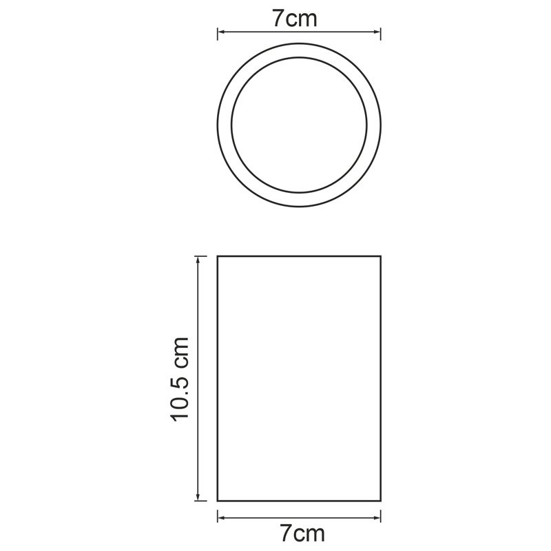 Стакан для зубных щеток WasserKRAFT Neime черный - белый K-1928 - 2
