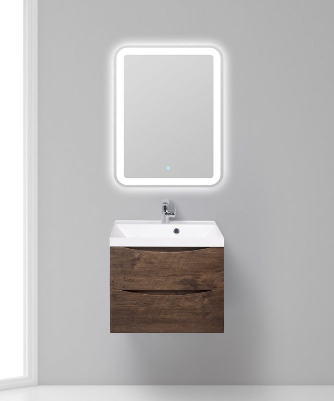 Тумба под раковину Belbagno Marino 60 светлое дерево MARINO-600-2C-SO-RG-P - 17