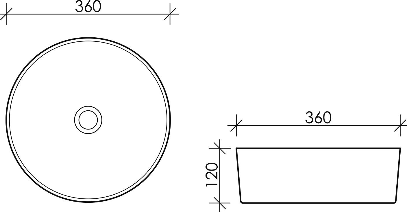 Рукомойник Ceramica Nova Element CN5001 - 8