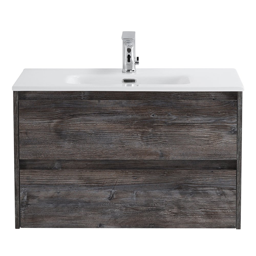 Тумба под раковину BelBagno Kraft 39 80 темное дерево KRAFT 39-800/390-2C-SO-PP - 0