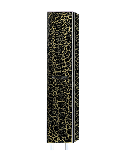 Шкаф-пенал Misty Джулия 35 черный краколет L Л-Джу05035-0213Л - 1