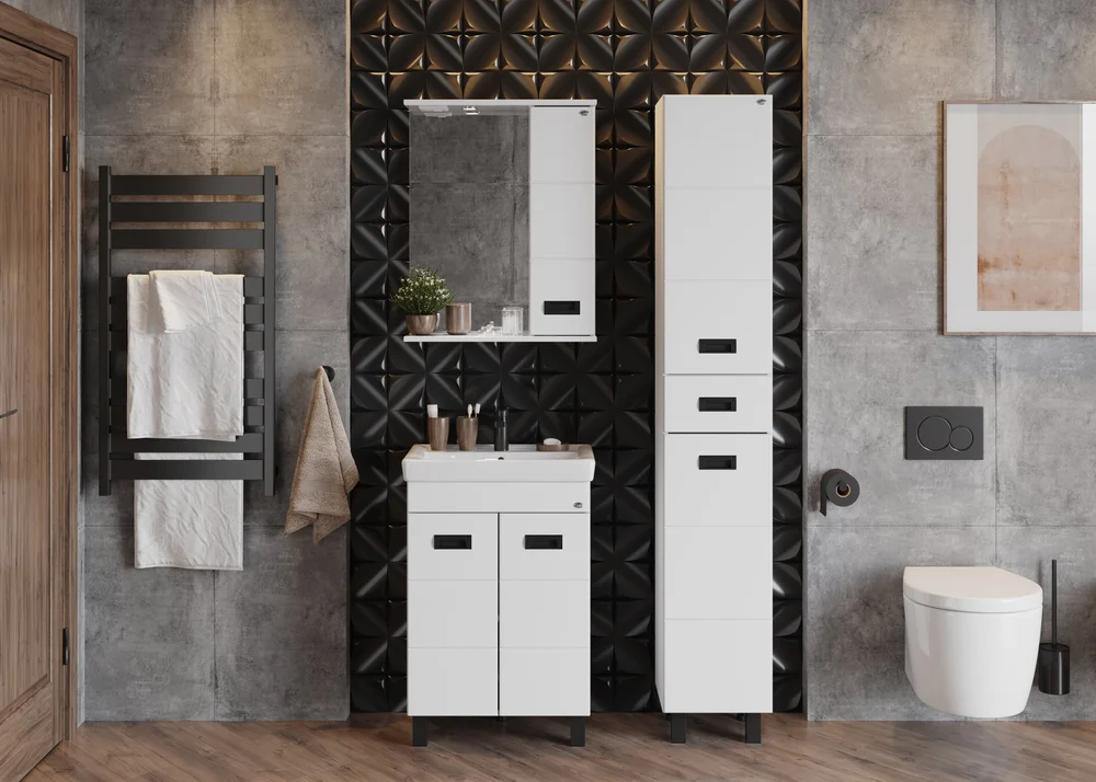 Шкаф-пенал Onika Балтика Black 32 белый  403220 - 3