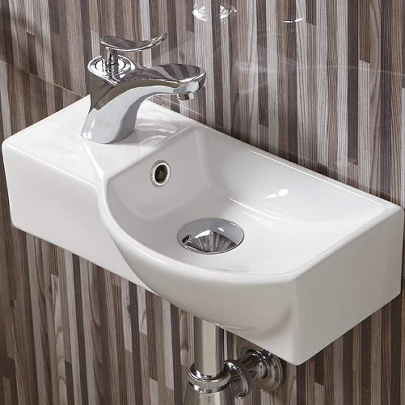 Раковина подвесная WeltWasser WW AISBACH 7940 GL-WT L 40 белый  10000008686 - 0