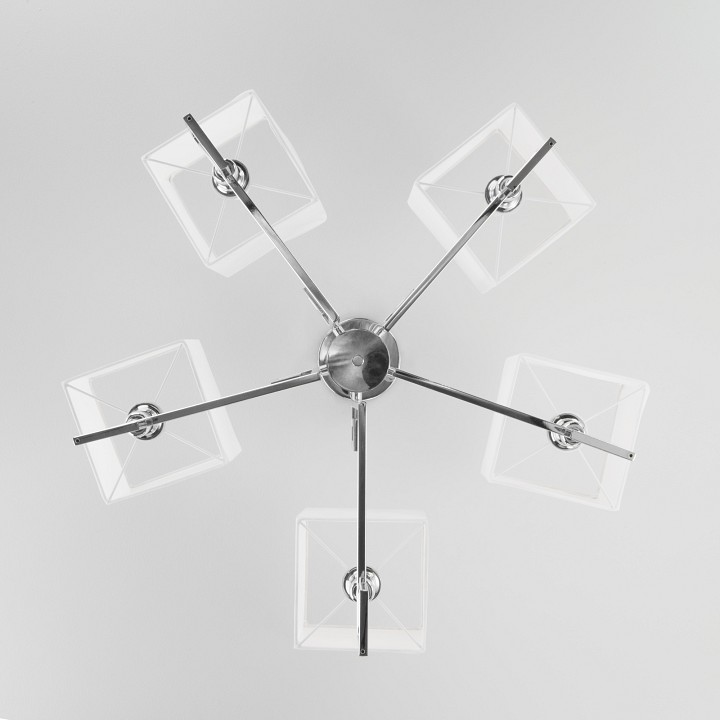 Люстра на штанге Eurosvet Alma 60115/5 хром - 1