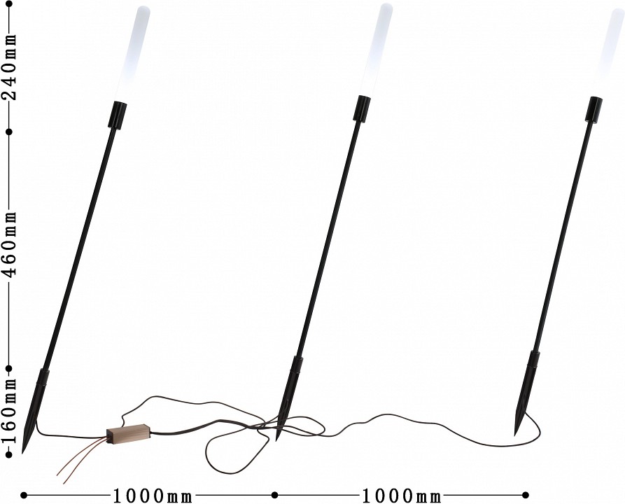 Наземный низкий светильник Favourite Reedy 4048-3T - 1