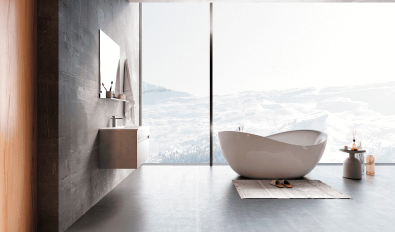 Акриловая ванна Black&White Swan 180х90 белая без гидромассажа 220SB00 - 3