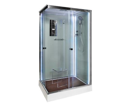 Душевая кабина Deto K 120х90 хром  K402SLED - 0