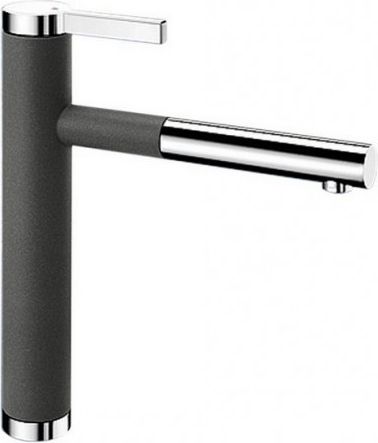 Смеситель для кухонной мойки Blanco Linee серый, хром  518804 - 0