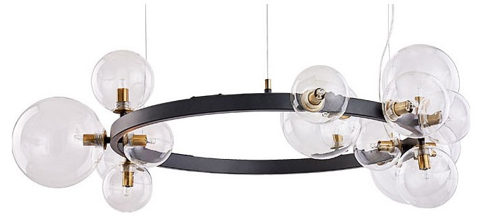 Подвесная люстра Arte Lamp Vincent A7790SP-15BK - 0