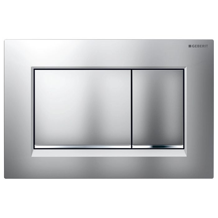 Кнопка смыва Geberit Sigma 30 115.883.JQ.1 хром матовый / хром глянцевый - 0