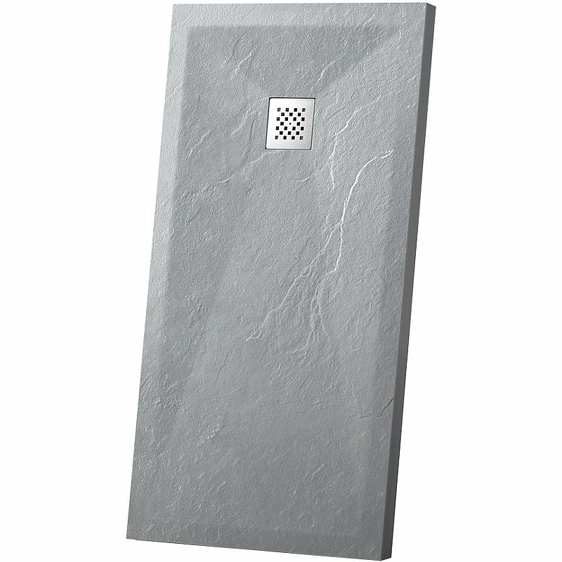 Душевой поддон из искусственного камня Vincea 100х90 серый VST-4SR9010G - 0