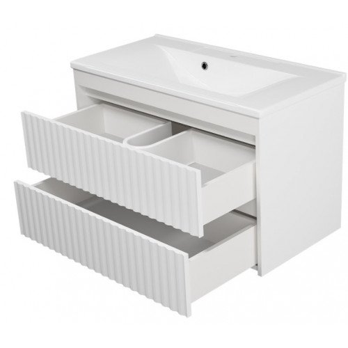 Тумба под раковину Brevita Balaton 90 белый  BAL-06090-01-01П2Я - 2