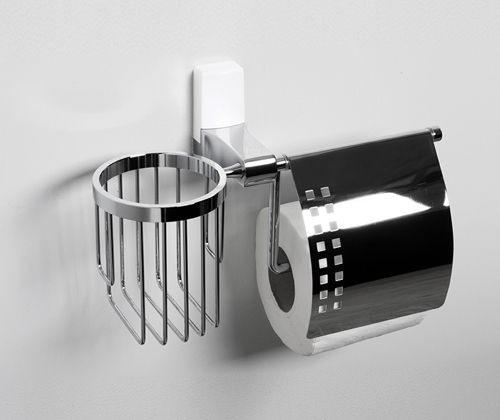 Держатель туалетной бумаги Wasserkraft Leine White K-5059White с держателем освежителя воздуха - 1