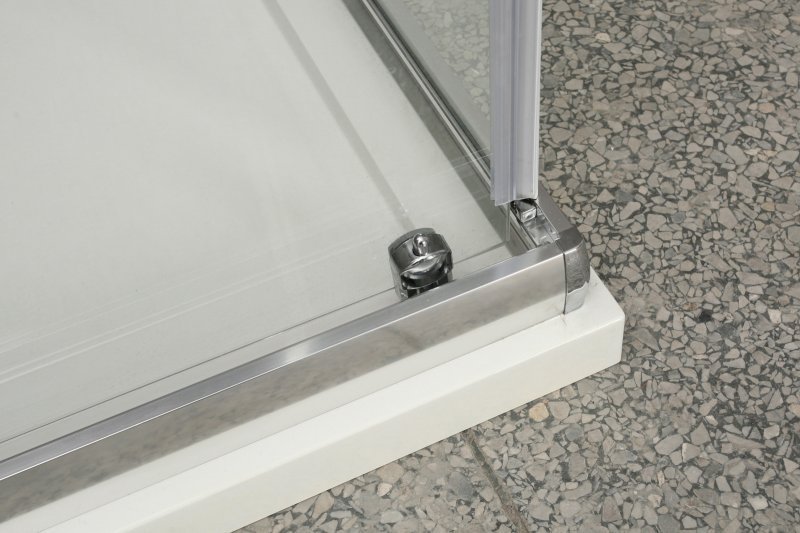 Душевой уголок BelBagno Unique A-2-85/100-P-Cr стекло punto UNIQUE-A-2-85/100-P-Cr - 4