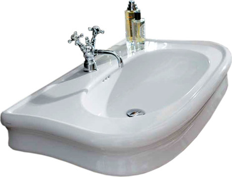 Тумба с раковиной Simas Lante LAM90 белый глянцевый - 4