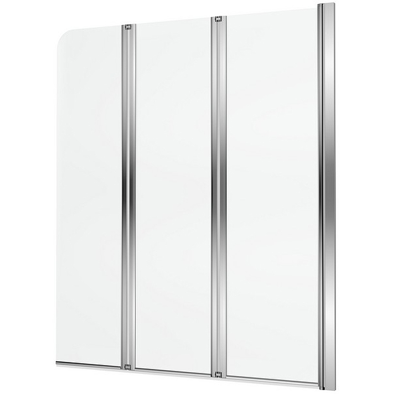 Шторка для ванны Excellent Fliper 120 хром правая KAAX.1309.1200.PR - 0