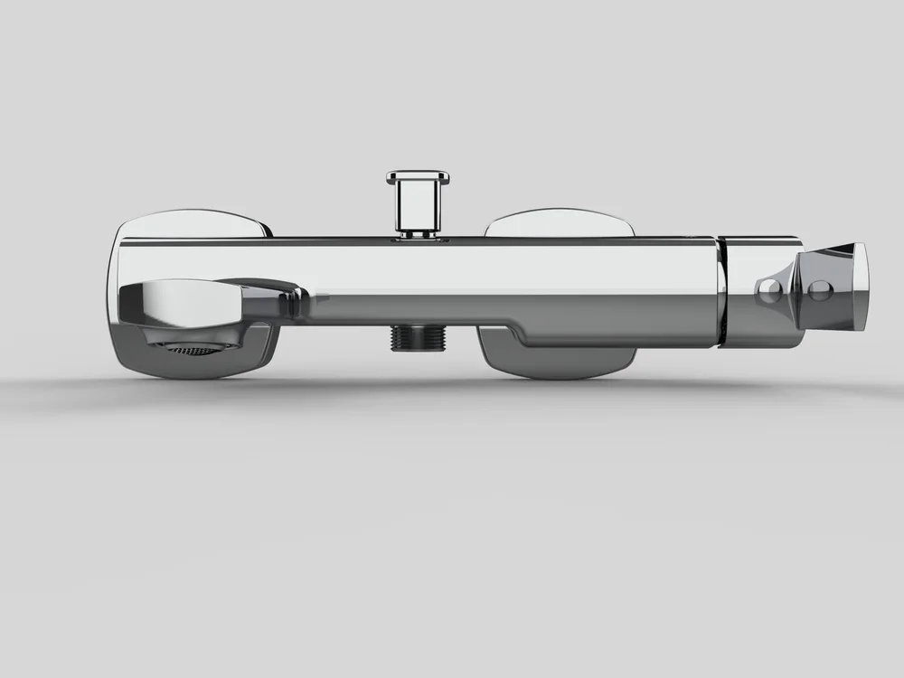 Смеситель для ванны с душем GPD Pedra хром MBB160 - 4