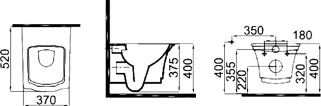 Комплект Унитаз подвесной STWORKI Хадстен SETK3304-0616-001-1-6000 с микролифтом + Система инсталляции для унитазов EWRIKA ProLT 0026-2020 с кнопкой смыва 0040 хром матовый 560142 - 5