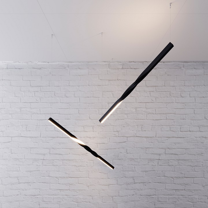 Профиль Arlight SL-ARC-3535-Twist90L-400 Black 032679 - 1