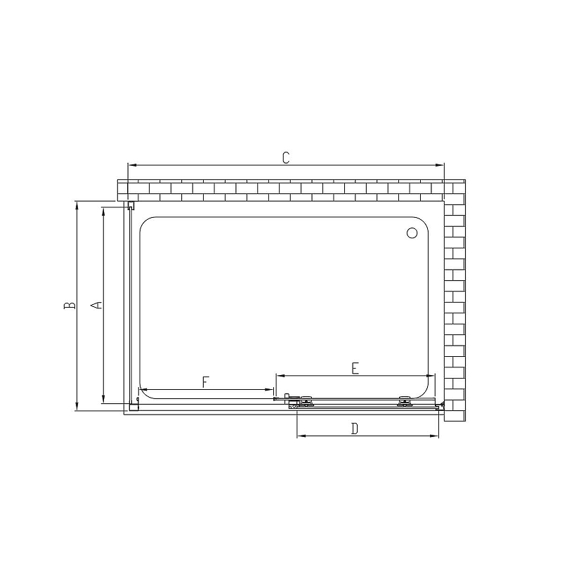 Душевой уголок Vincea Soft 120х90 хром стекло прозрачное VSR-3SO9012CL - 1