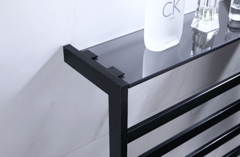 Полотенцесушитель электрический Black&White Moon 58х35 черный матовый 333BN - 3