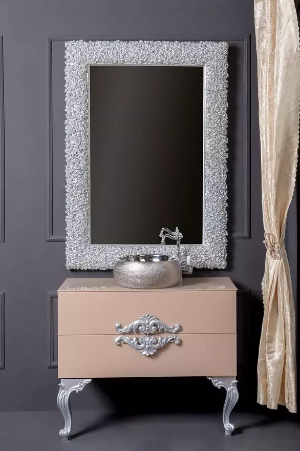 Ножки для тумбы Boheme Armadi Art NeoArt 35 серебро 855-SL h35 - 2