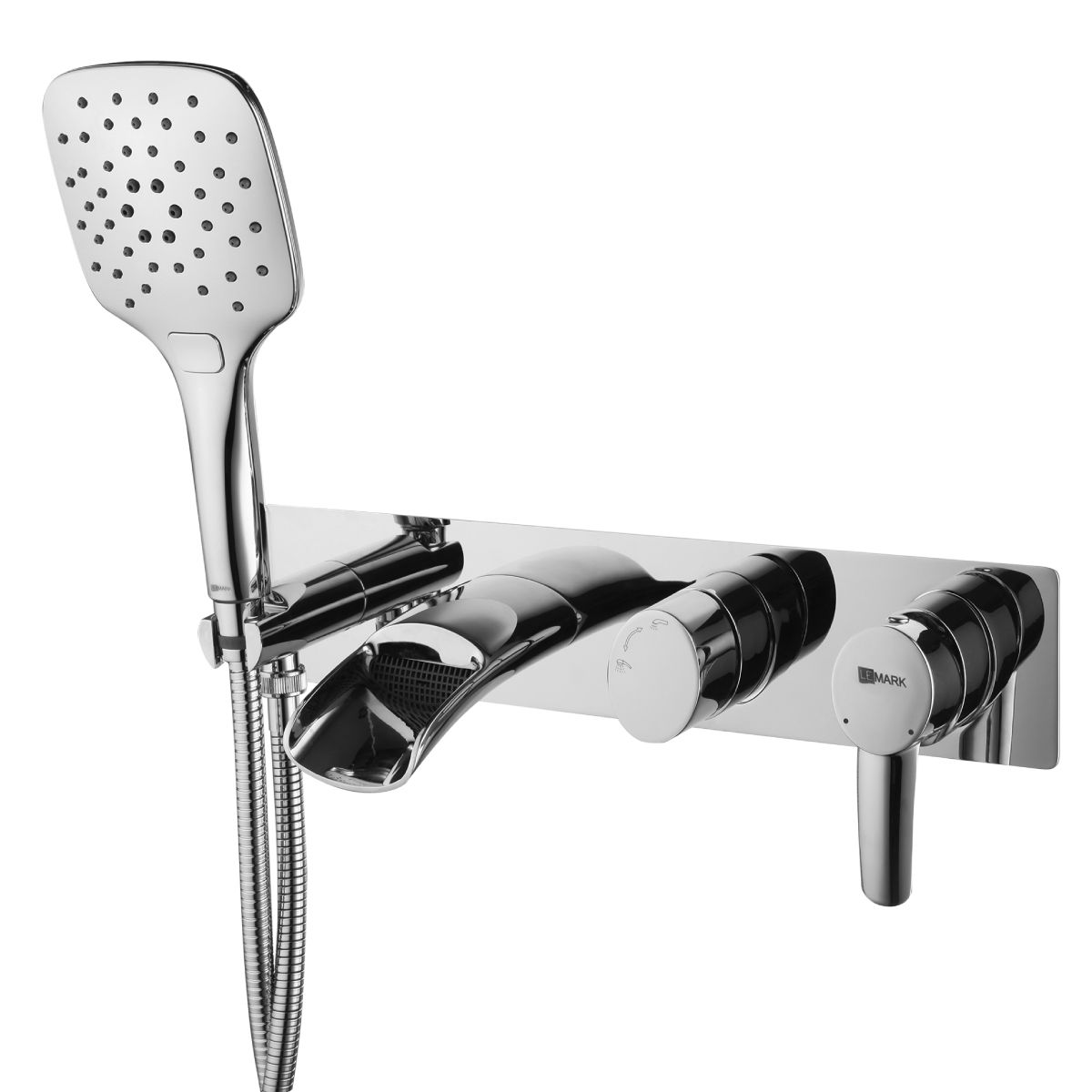 Смеситель Lemark Atlantiss LM3224C С ВНУТРЕННЕЙ ЧАСТЬЮ, для ванны с душем - 0