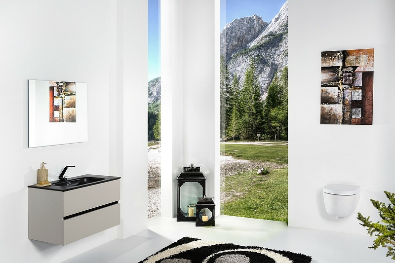 Тумба под раковину Armadi Art Vallessi 100 бежевый матовый 837-100-C mat - 2