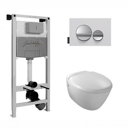 Комплект Jacob Delafon Presquile E21743RU кнопка хром E21743RU-00 - 0