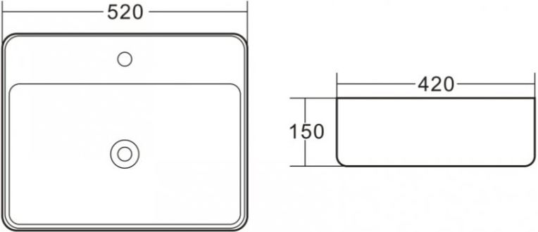 Раковина BelBagno BB1367 - 2