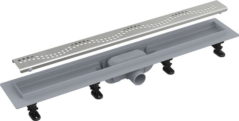 Душевой лоток AlcaPlast APZ8-Simple 650 с решеткой и опорами APZ8-650M - 0