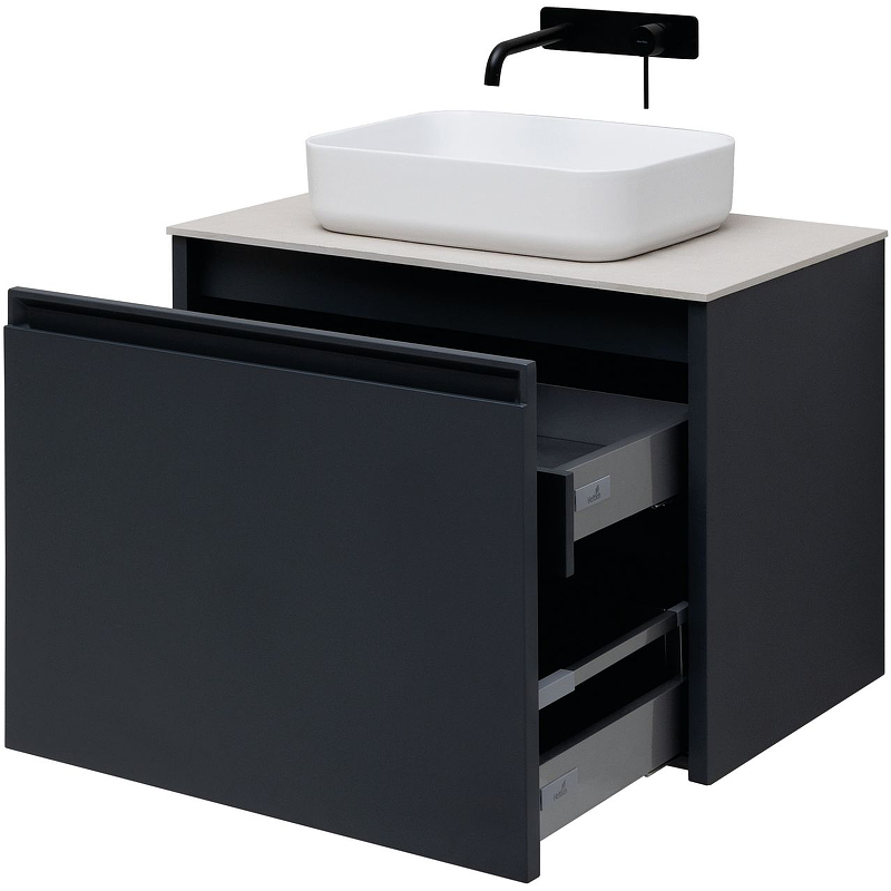 Тумба под раковину Allen Brau Fantasy 80 черный матовый 1.11002.AM - 5