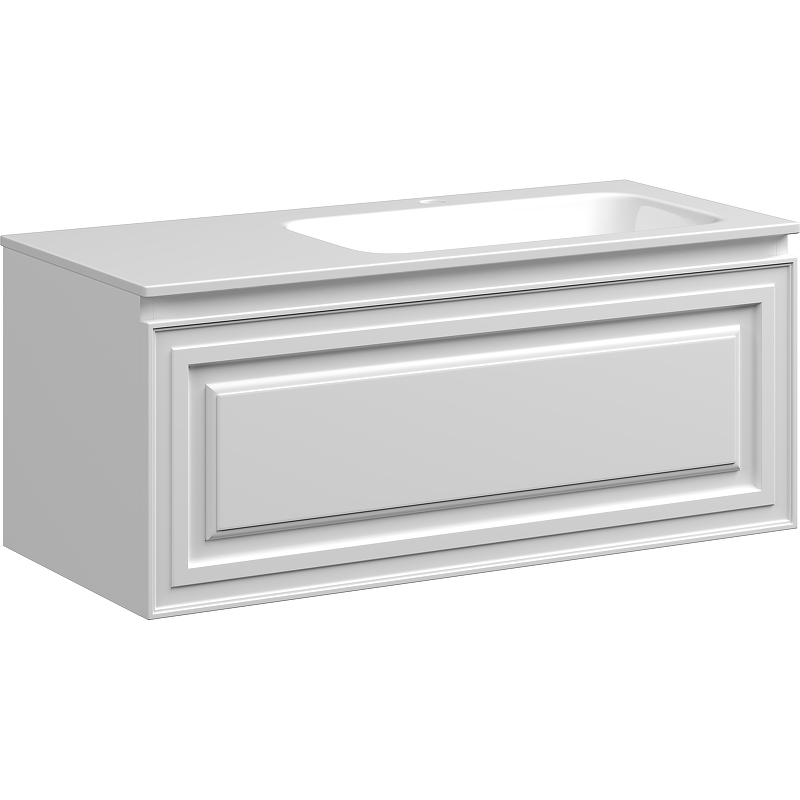Тумба под раковину Sancos Very 99х40 правая белая VR100RW - 0