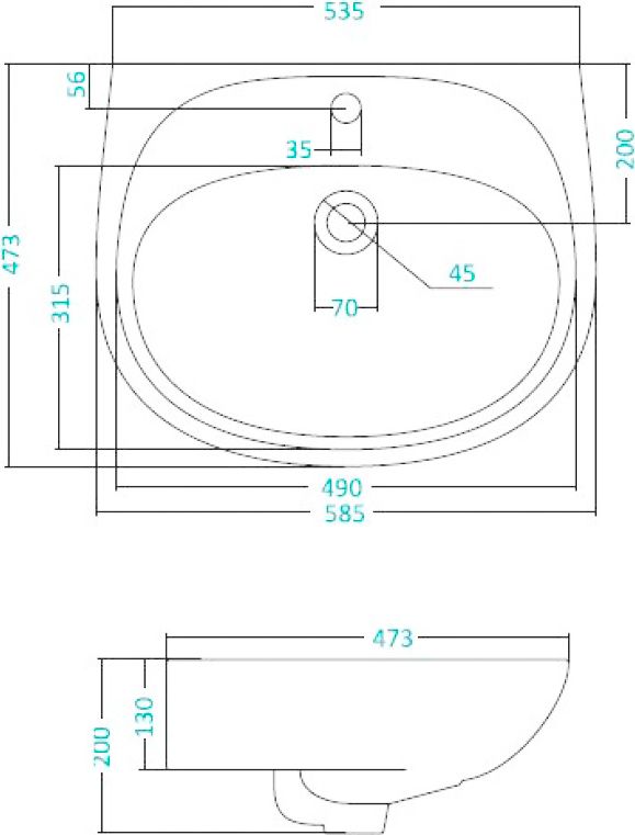 Раковина Santek Анимо 60 1.WH11.0.508 - 7