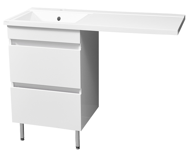 Тумба под раковину Stella Polar Мадлен Марсал 100 белый SP-00000474 - 4