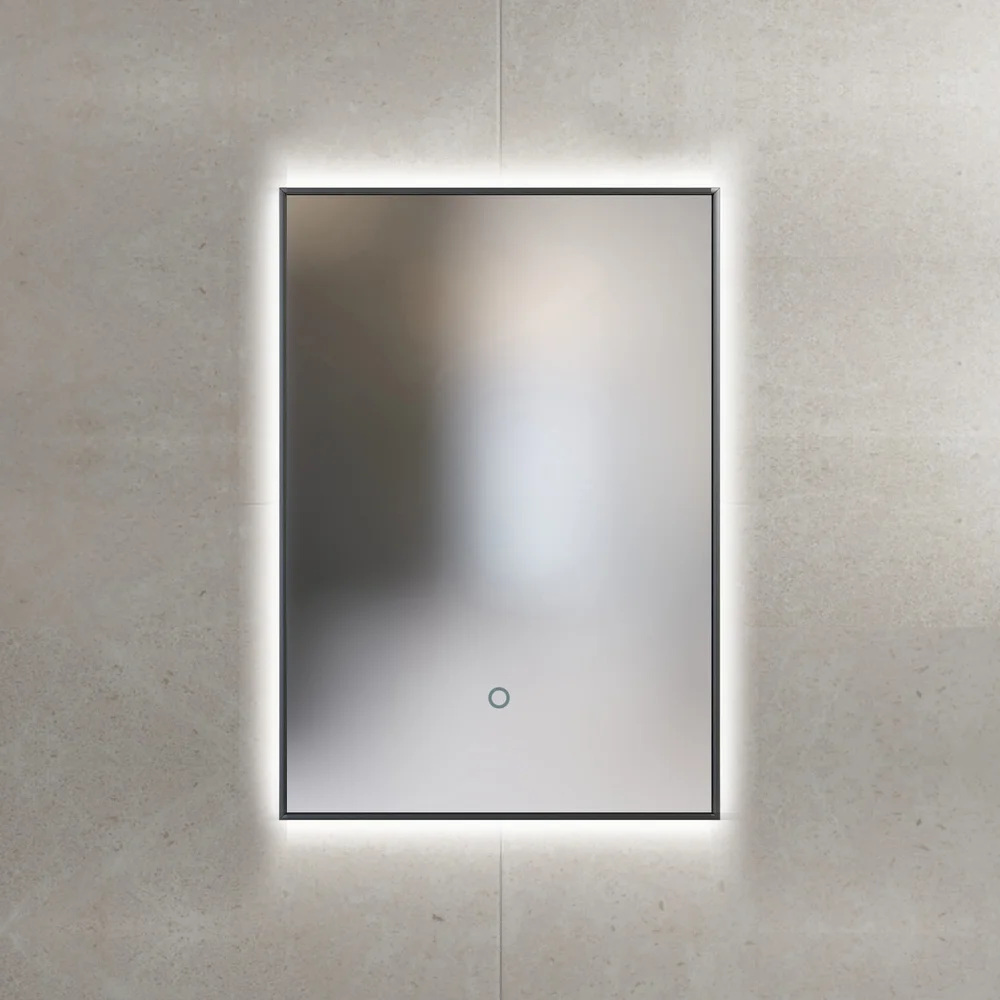 Зеркало Sanvit Панорама 50 с подсветкой черный zpan50bl - 0