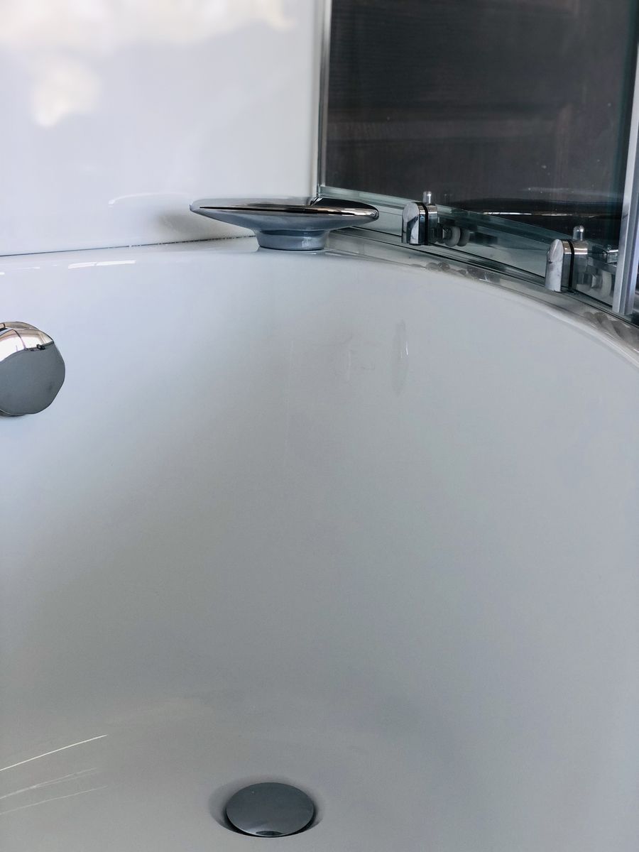 Душевая кабина Royal Bath 140х95 левая белая стекло прозрачное с гидромассажем RB140ALP-T-L - 5