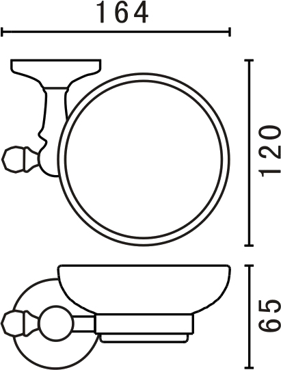 Мыльница Art&Max Antic AM-E-2699AL - 2