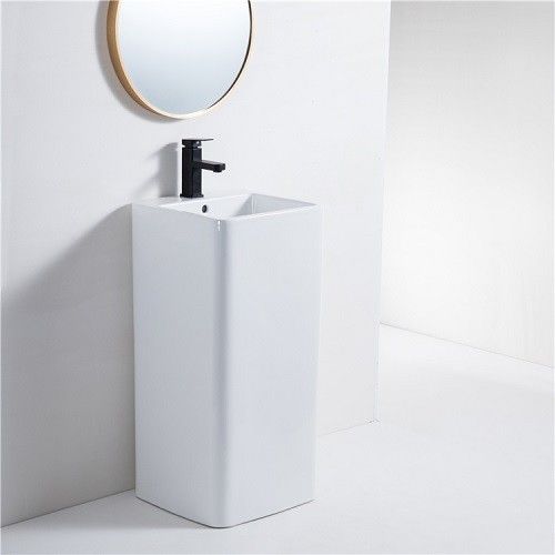 Раковина напольная CeramaLux N 40 см белый  P7004L - 4