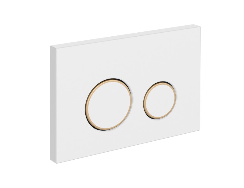 Кнопка TWINS для LINK PRO/VECTOR/LINK/HI-TEC пластик белый матовый с рамкой 63535 - 0